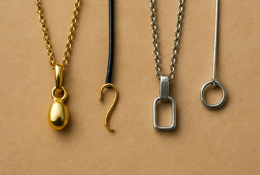 راه های مختلف برای اتصال آویز به گردنبند