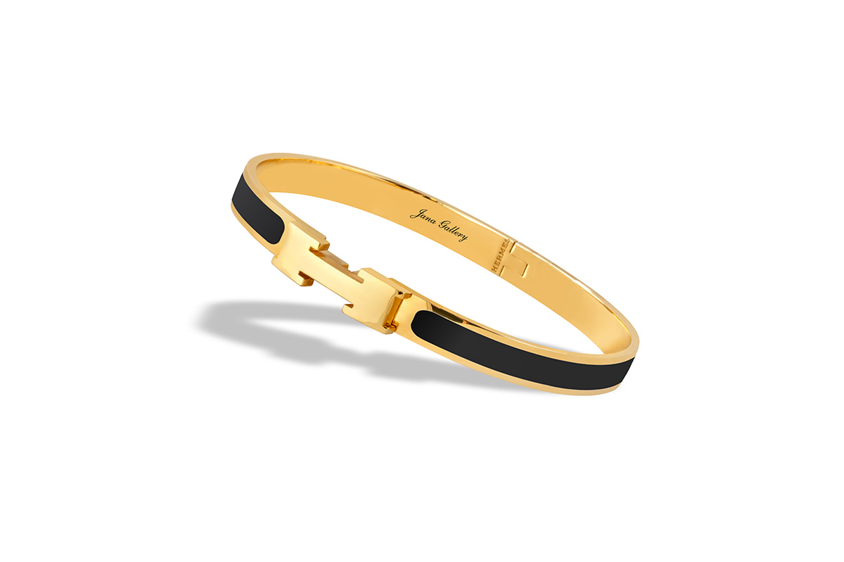 دستبند هرمس BHM382 مشکی