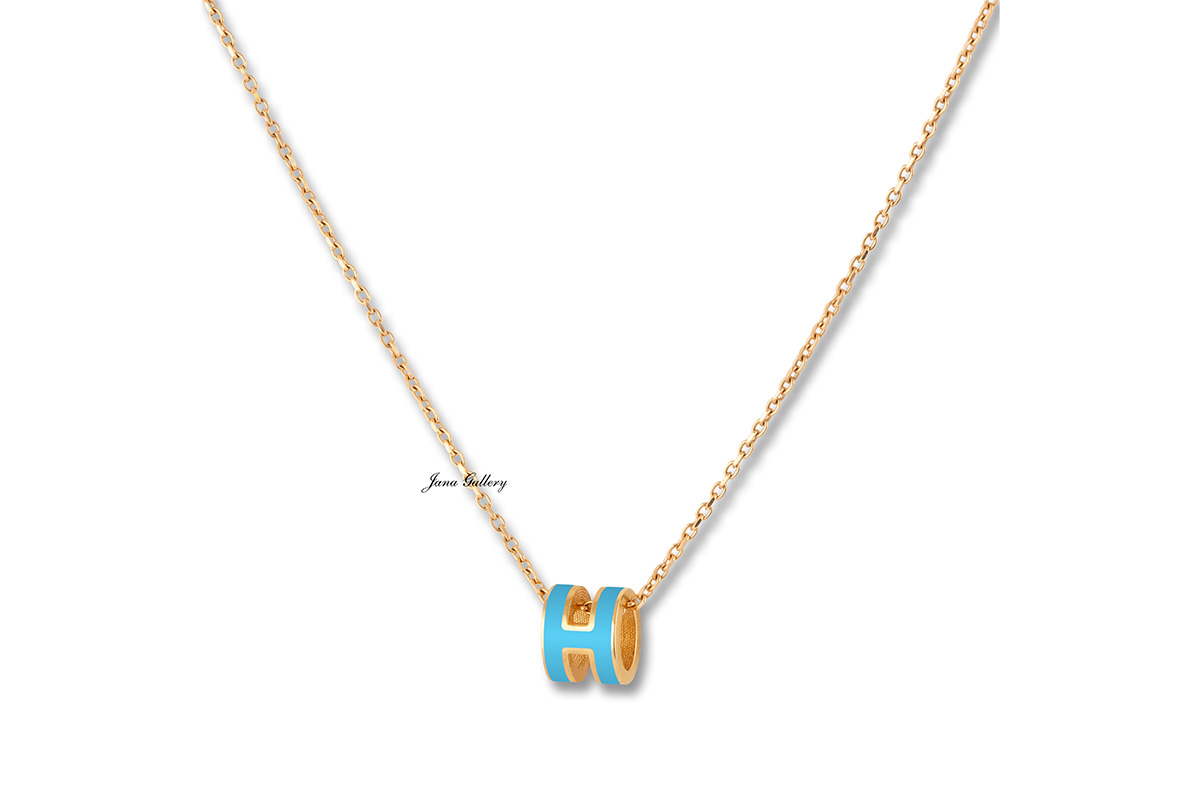 آویز مدل هرمس AHM380 آبی فیروزه ای