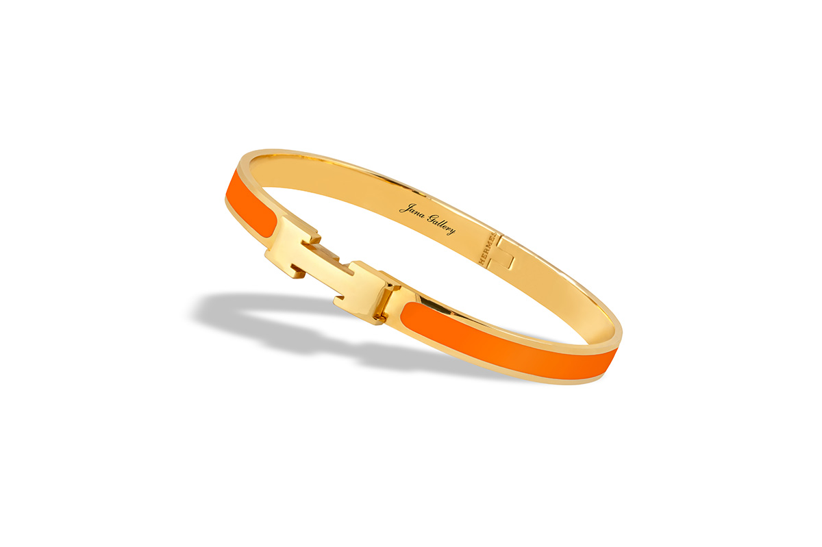 دستبند هرمس BHM382 نارنجی