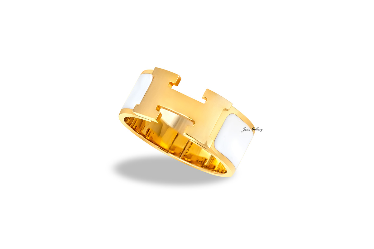 انگشتر هرمس RHM384 سفید